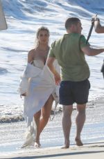 KIM KARDASHIAN on the Set of a Photoshoot at a Beach in Malibu 01/22/2018