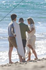 KIM KARDASHIAN on the Set of a Photoshoot at a Beach in Malibu 01/22/2018