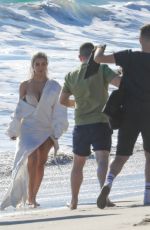 KIM KARDASHIAN on the Set of a Photoshoot at a Beach in Malibu 01/22/2018