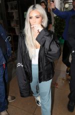 KIM KARDASHIAN Out and About in Tarzana 01/09/2018