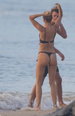 KIMBERLEY GARNER in Bikini on the Beach in Barbados 01/01/2018