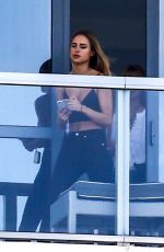 KIMBERLEY GARNER on Vacation in Miami 01/11/2018