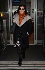 KIRSTIE ALLSOPP Leaves BBC Studios in London 01/19/2018