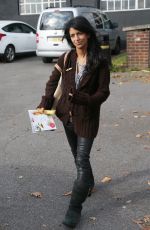 KONNIE HUQ Out and About in London 01/01/2018