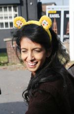 KONNIE HUQ Out and About in London 01/01/2018