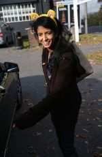 KONNIE HUQ Out and About in London 01/01/2018