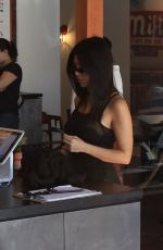 KOURTNEY KARDASHIAN Leaves Fatamorgana Gelato in Studio City 01/14/2018