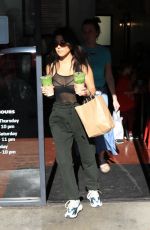 KOURTNEY KARDASHIAN Leaves Fatamorgana Gelato in Studio City 01/14/2018