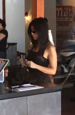 KOURTNEY KARDASHIAN Leaves Fatamorgana Gelato in Studio City 01/14/2018