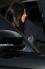 KOURTNEY KARDASHIAN Night Out in Los Angeles 01/10/2018