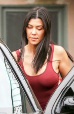 KOURTNEY KARDASHIAN Out for Lunch in Sherman Oak 01/15/2018