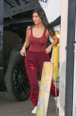 KOURTNEY KARDASHIAN Out for Lunch in Sherman Oak 01/15/2018