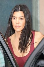 KOURTNEY KARDASHIAN Out for Lunch in Sherman Oak 01/15/2018