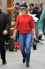 KRISTEN BELL Arrives at Jimmy Kimmel Live! in Los Angeles 01/16/2018