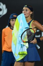 KRISTINA MLADENOVIC at Australian Open Tennis Tournament in Melbourne 01/16/2018