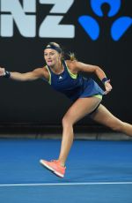 KRISTINA MLADENOVIC at Australian Open Tennis Tournament in Melbourne 01/16/2018