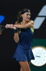 KRISTINA MLADENOVIC at Australian Open Tennis Tournament in Melbourne 01/16/2018