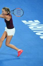 KRISTINA MLADENOVIC at Practice Session at Australian Open Tennis Tournament in Melbourne 01/13/2018
