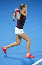 KRISTINA MLADENOVIC at Practice Session at Australian Open Tennis Tournament in Melbourne 01/13/2018