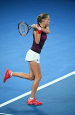 KRISTINA MLADENOVIC at Practice Session at Australian Open Tennis Tournament in Melbourne 01/13/2018