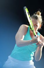 KRISTYNA PLISKOVA at Australian Open Tennis Tournament in Melbourne 01/16/2018