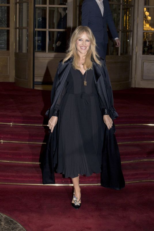 KYLIE MINOGUE at Schiaparelli Haute Couture Spring/Summer 2018 Show in Paris 01/22/2018