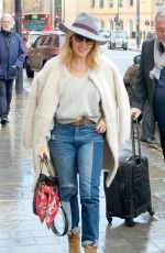 KYLIE MINOGUE at St Pancras Station in London 01/15/2018
