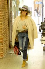 KYLIE MINOGUE at St Pancras Station in London 01/15/2018