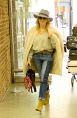 KYLIE MINOGUE at St Pancras Station in London 01/15/2018