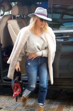 KYLIE MINOGUE at St Pancras Station in London 01/15/2018