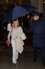 KYLIE MINOGUE Leaves Her Hotel in Paris 01/16/2018