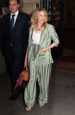 KYLIE MINOGUE Leaves Ritz Hotel in Paris 01/17/2018