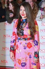 LACEY TURNER at National Television Awards in London 01/23/2018