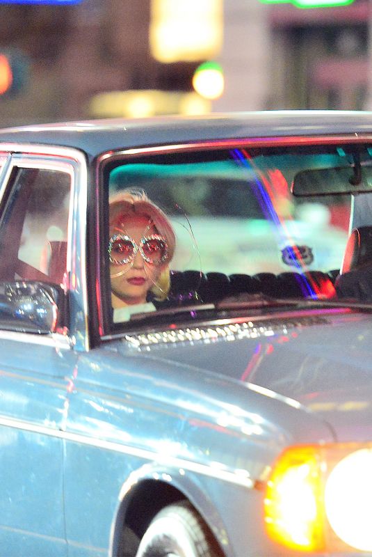 LADY GAGA and Christian Carino Arrives at Their Hotel in New York 01/29/2018