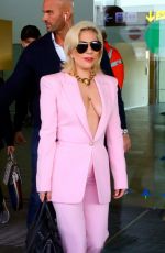 LADY GAGA Arrives at Barcelona-El Prat Airport in Barcelona 01/11/2018