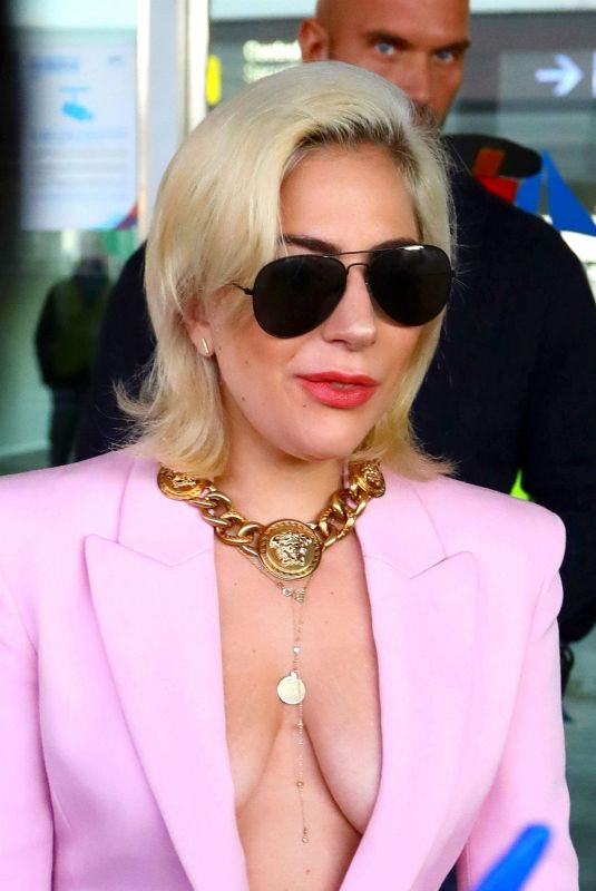 LADY GAGA Arrives at Barcelona-El Prat Airport in Barcelona 01/11/2018