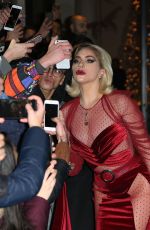 LADY GAGA Leaves Her Hotel in Milan 01/17/2018