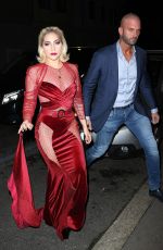 LADY GAGA Leaves Her Hotel in Milan 01/17/2018