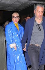 LADY GAGA Leaves Marta Italian Restaurant in New York 01/27/2018