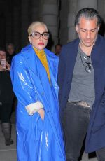 LADY GAGA Leaves Marta Italian Restaurant in New York 01/27/2018