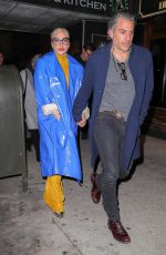 LADY GAGA Leaves Marta Italian Restaurant in New York 01/27/2018