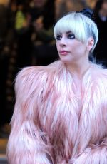 LADY GAGA Leaves Palazzo Parigi Hotel in Milan 01/18/2018