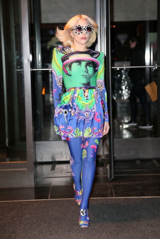 LADY GAGA Out and About in New York 01/29/2018