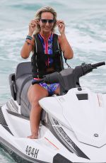 LADY VICTORIA HERVEY Jet Skiing in Barbados 12/31/2017