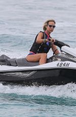 LADY VICTORIA HERVEY Jet Skiing in Barbados 12/31/2017