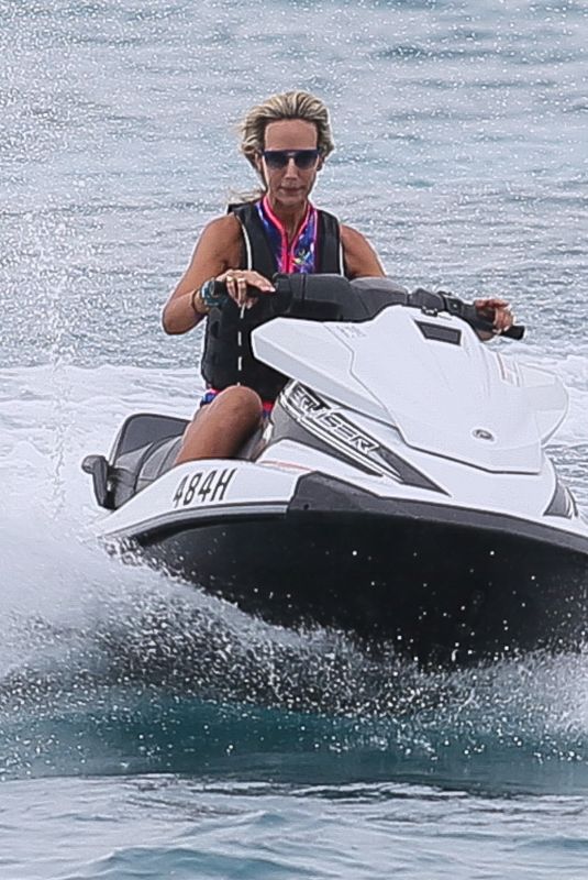 LADY VICTORIA HERVEY Jet Skiing in Barbados 12/31/2017