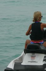 LADY VICTORIA HERVEY Jet Skiing in Barbados 12/31/2017