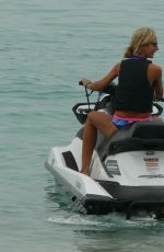 LADY VICTORIA HERVEY Jet Skiing in Barbados 12/31/2017