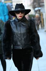 LADYD GAGA Arrives in Milan for Her Live Tour 01/17/2018
