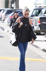 LAETICIA HALLYDAY Out and About in Hollywood 01/24/2018